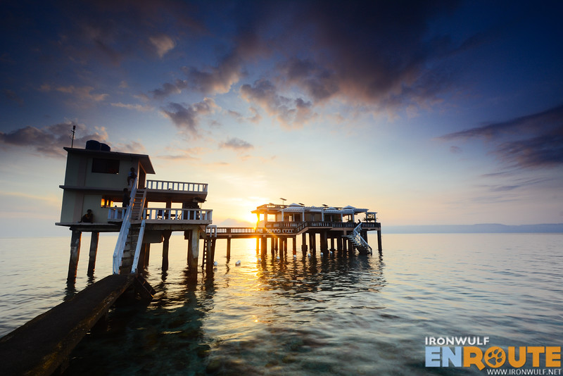 Sunrise at Mantalip Reef station at Bindoy, Negros Oriental