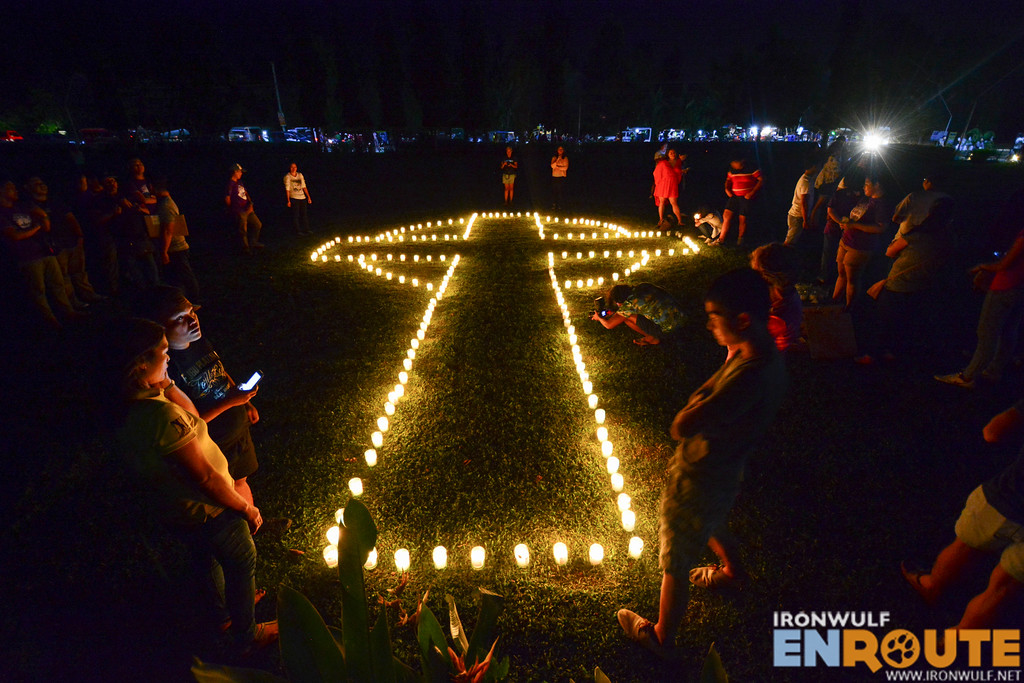 Candle lighting for commemorating Typhoon Yolanda 3 years after