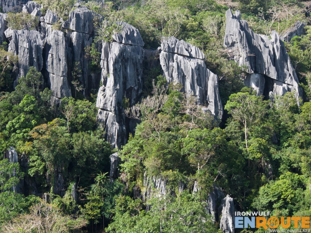 The stunning limestone karst formations at the Masungi Georeserve