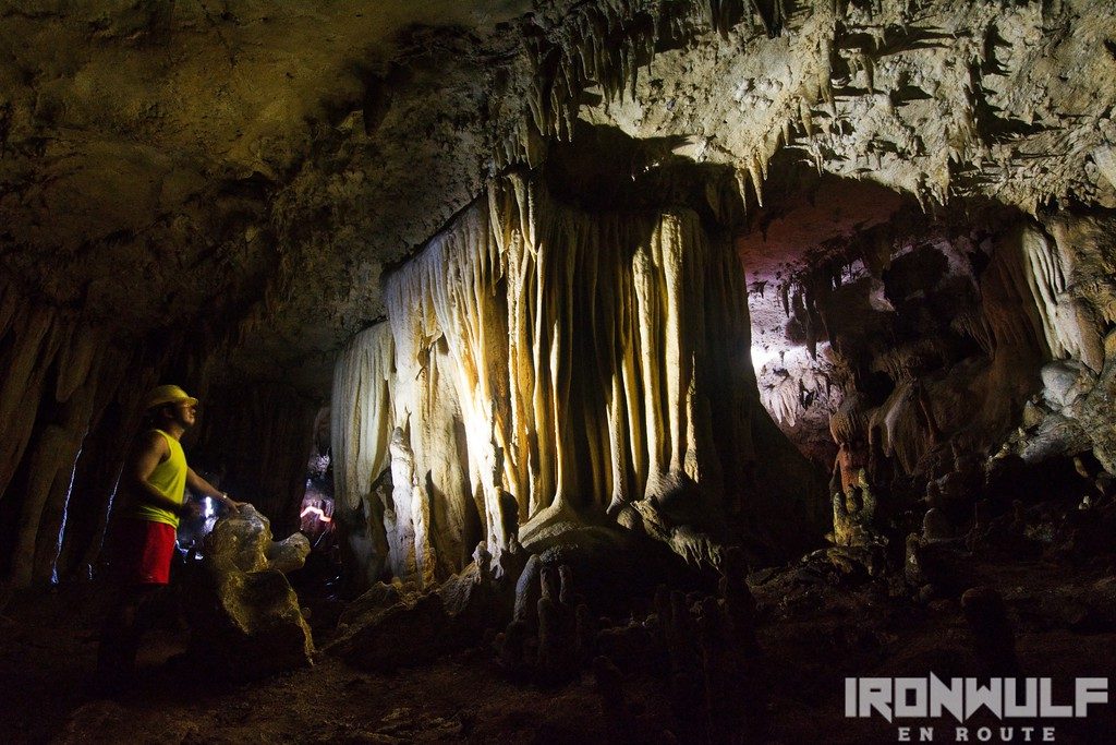 Captivating set of pillars at Tundan Cave